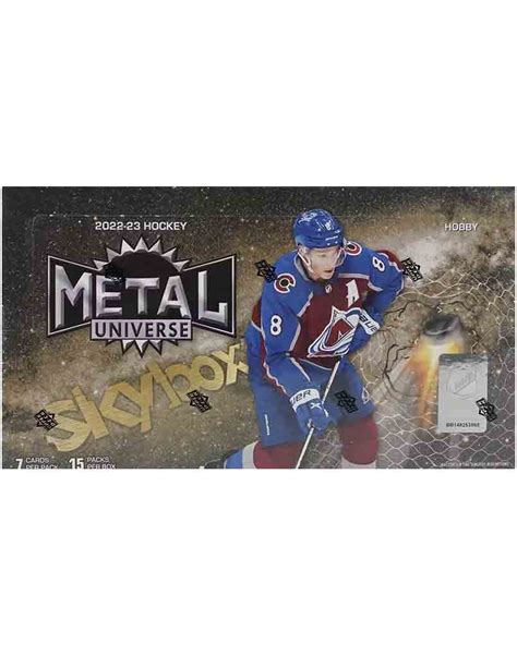 2022/23 upper deck skybox metal universe hockey hobby box|skybox metal universe 2022 23.